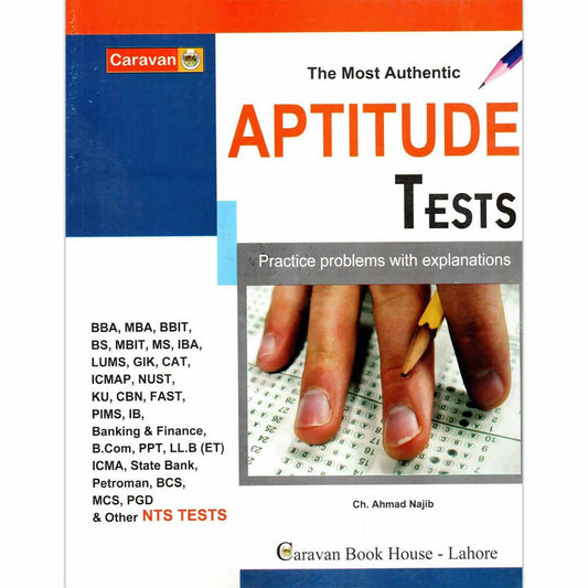 Caravan Aptitude Tests Guide Book By Ch. Ahmad Najib / Practice Problems With Explanations /