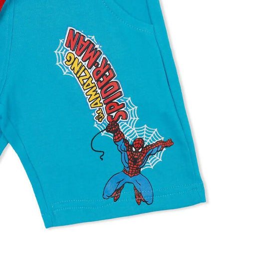 Blue Spider Man Shorts