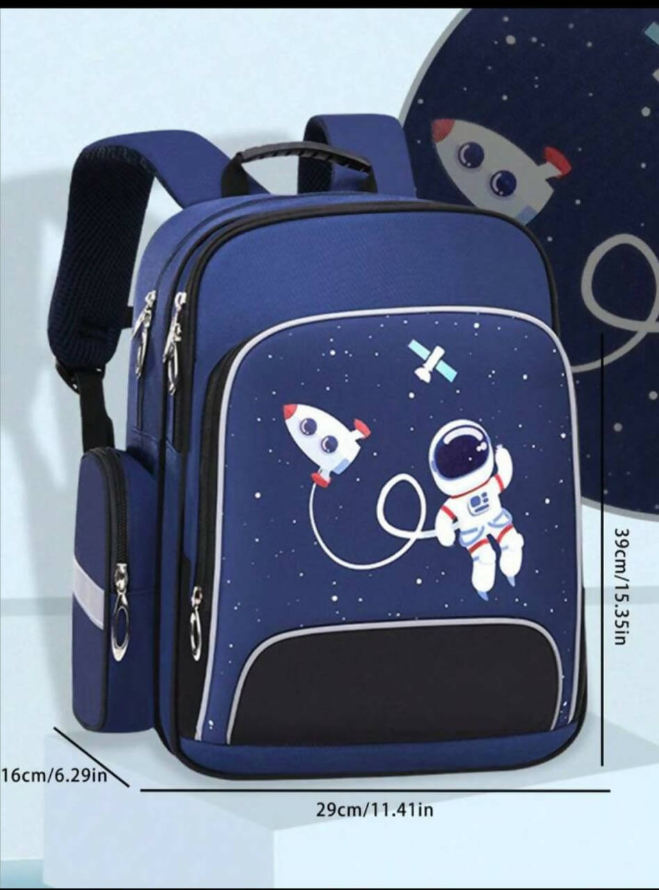 Cartoon Astronaut Schoolbag