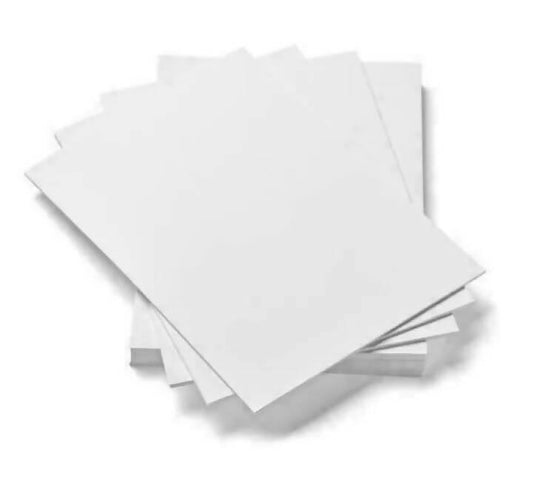 Art Card Sheet 300 Garam - A4 White Glossy For Calligraphy, Packaging, Photo Prints & General Printing