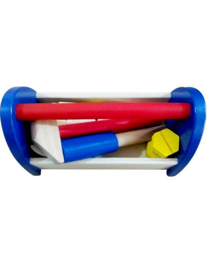 Wooden Toy Toolbox - Multicolor - ValueBox