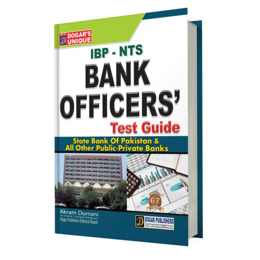 Dogar Unique IBP NTS Bank Officers Test Guide State Bank Of Pakistan & All Other Public Private Banks NEW BOOKS N BOOKS
