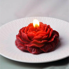 Full Size Peony Scented Flower Candle