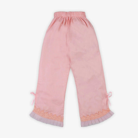 Pink Lace Trousers - ValueBox