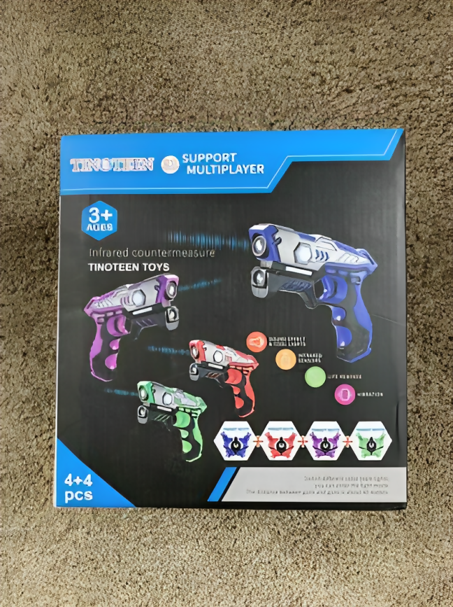 Infrared Laser Tag Countermeasure Tinoteen Toys 4 Guns 4 Vest