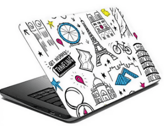 Traveling, Back to School, Beautiful, Laptop Skin Vinyl Sticker Decal, 12 13 13.3 14 15 15.4 15.6 Inch Laptop Skin Sticker Cover Art Decal Protector Fits All Laptops - ValueBox