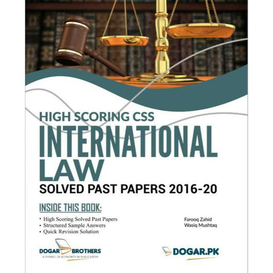 Dogar CSS INTERNATIONAL LAW Solved Past Papers