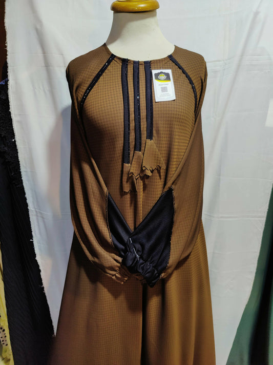 Being Arabi Regular Designer Sleeves Abaya - ValueBox