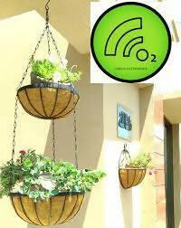 Double Hanging Baskets for Garden/Outdoor/Indoor Home Decor by Green Enterprises - ValueBox