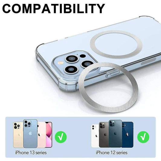 Metal Ring For Magsafe Wireless Charging Iron Ring Sticker Plate For Qi Charging