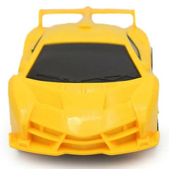 Remote Control 2 Channel Famous Sport Car Radio Control - Assorted Designs - Yellow
