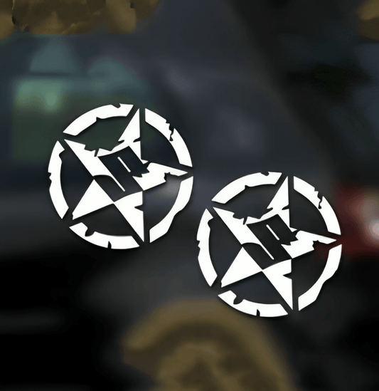 Waterproof Five-Pointed Star Body Car Styling Reflective Vinyl Sticker Refitting Exterior Decals for SUZUKI JIMNY Swift Etc - ValueBox