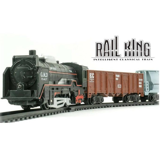 Rail King - Classic Train Set 19PCS - ValueBox