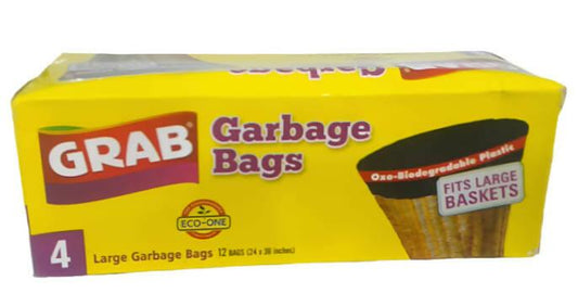 Grab Garbage Bags 25 Bags (18x20 Inches)