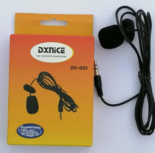 DXNICE DX-001 Mini Collar Microphone – Black