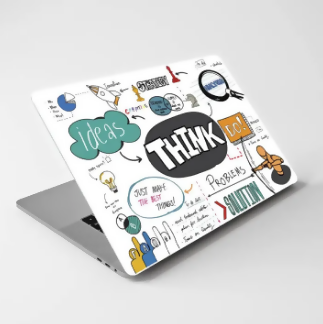 Creative Thoughts Quotes Laptop Skin Motivational Laptop Skin Vinyl Sticker Decal, 12 13 13.3 14 15 15.4 15.6 Inch Laptop Skin Sticker Cover Art Decal Protector Fits All Laptops