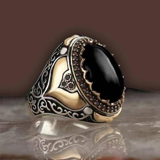 New Handmade Turkish Ring For Men Vintage - ValueBox
