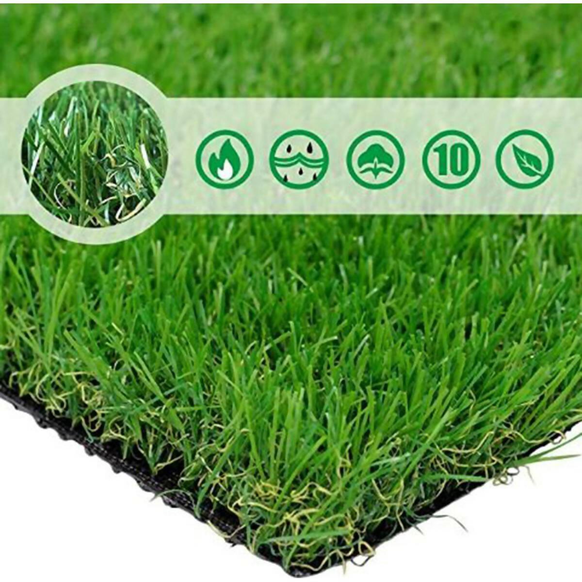 Tijarat online Synthetic Artificial Grass 20MM (2Ft * 6Ft) - Green. - ValueBox