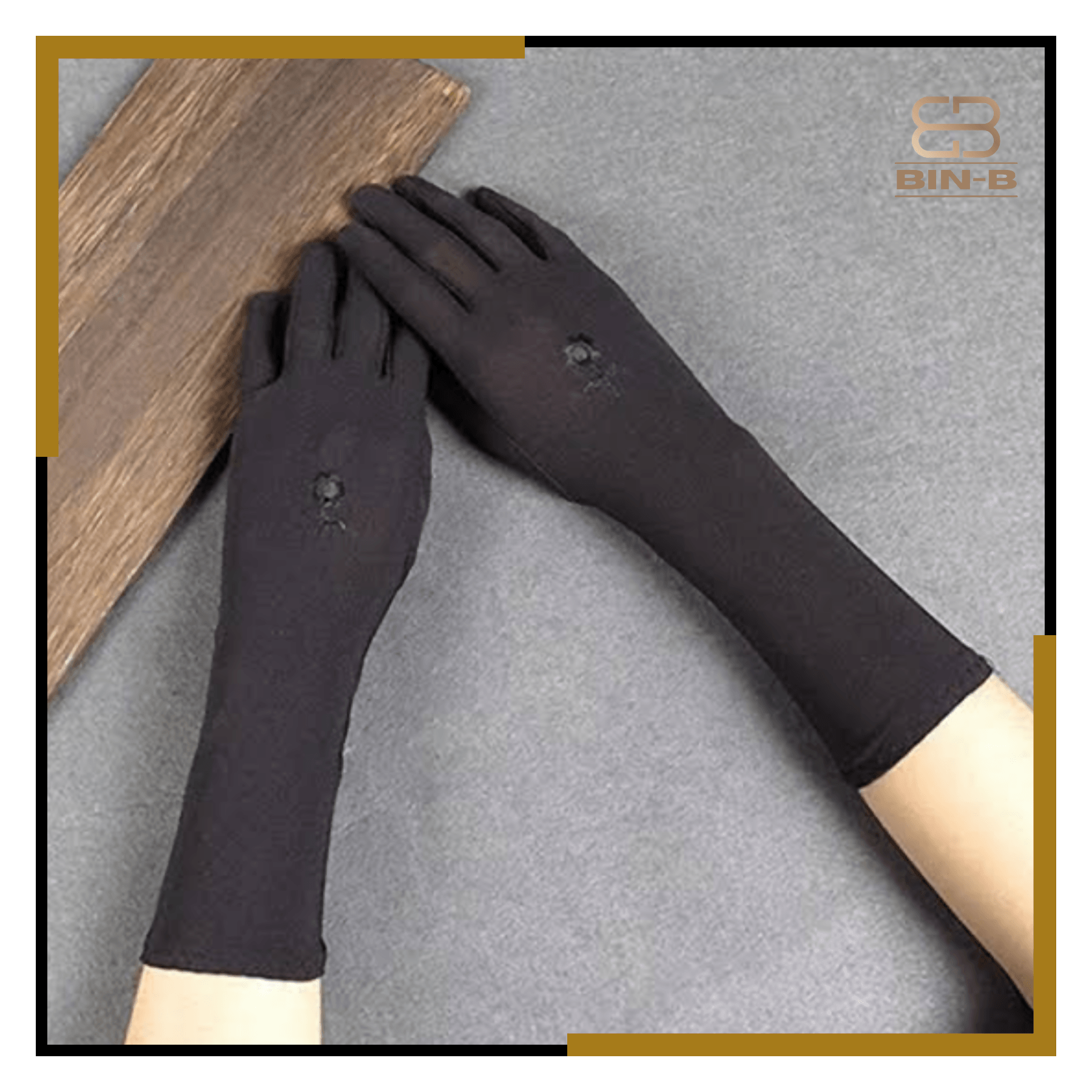 Cotton Hijab Gloves Sun-Block for Women-Skin Color - ValueBox