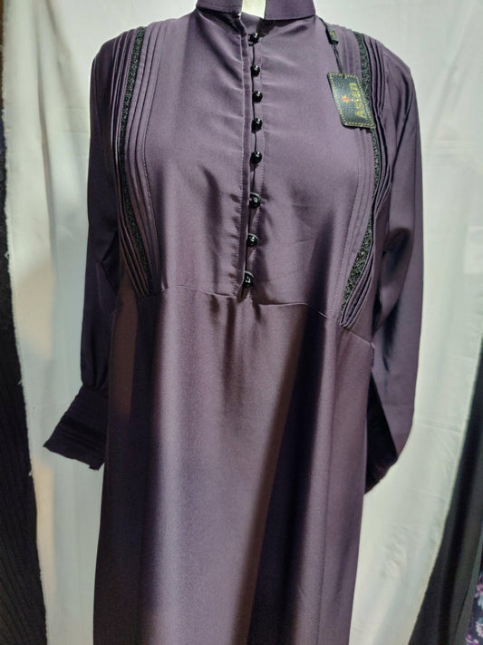 New style Nida fabric abaya for women or girls - ValueBox