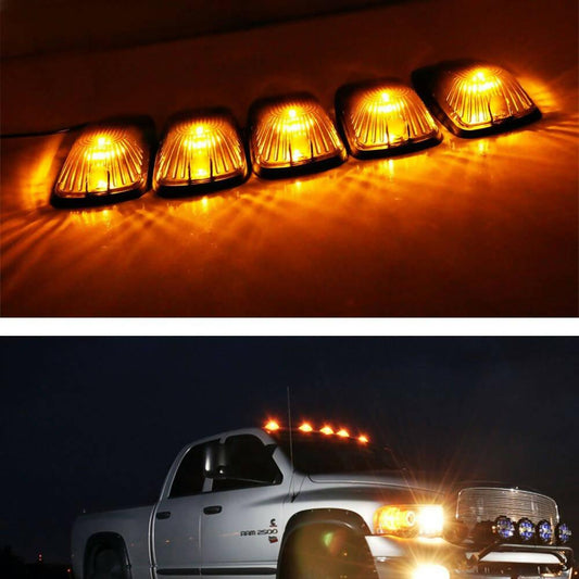 GMC Roof Amber Lights 5 Pcs Set - ValueBox