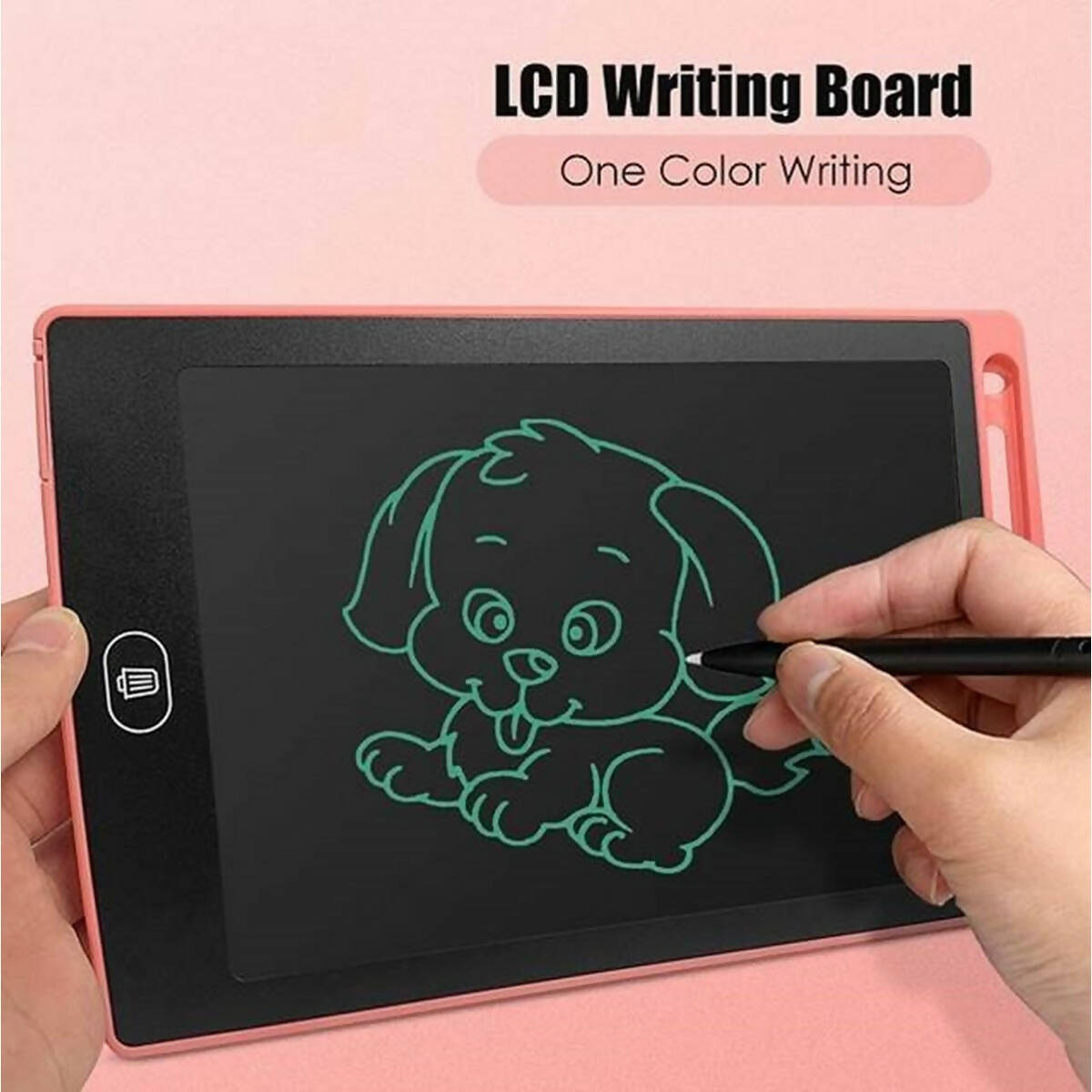 Energy - ENRG LCD Writing Tablet Pad For Kids Electric Drawing Board Digital Graphic With Pen 8 Inches Black