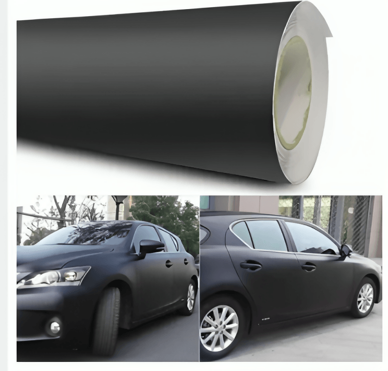 3Pcs Car Vinyl Film 30x120CM Sticks Car Wrap Sheet Roll Film Sticker matte black car mobile laptop bikes furniture wall stickers Decals Car Styling Accessories - ValueBox