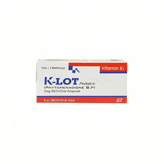 Inj K-lot Paediatric 1ml 2mg - ValueBox