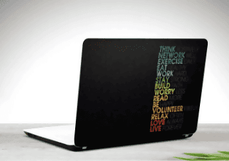 Motivational - Quote Laptop Skin Vinyl Sticker Decal, 12 13 13.3 14 15 15.4 15.6 Inch Laptop Skin Sticker Cover Art Decal Protector Fits All Laptops - ValueBox