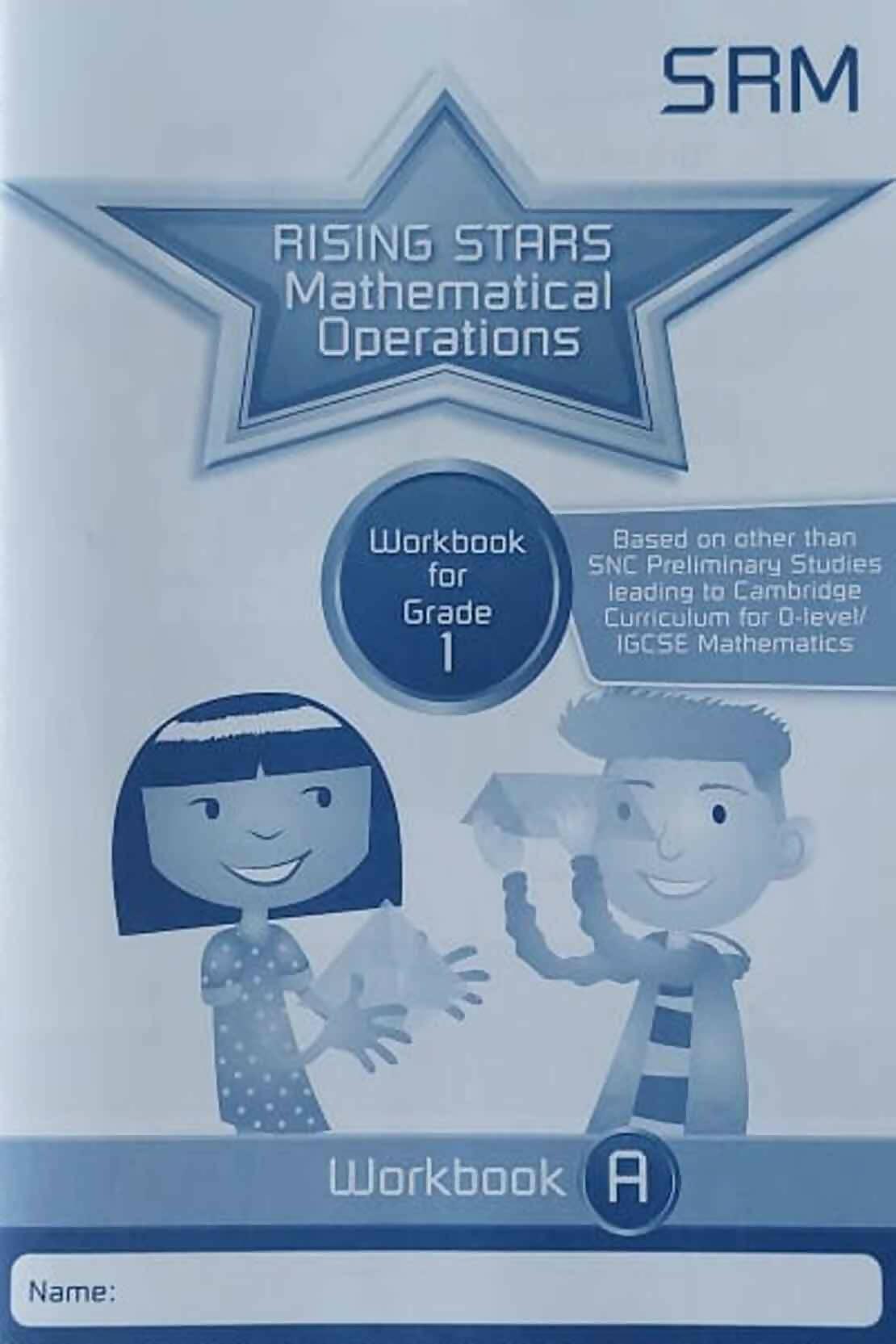 Rising Stars Mathematics Workbook Class KG (Pack Of 3 1A,1B,1C) - ValueBox