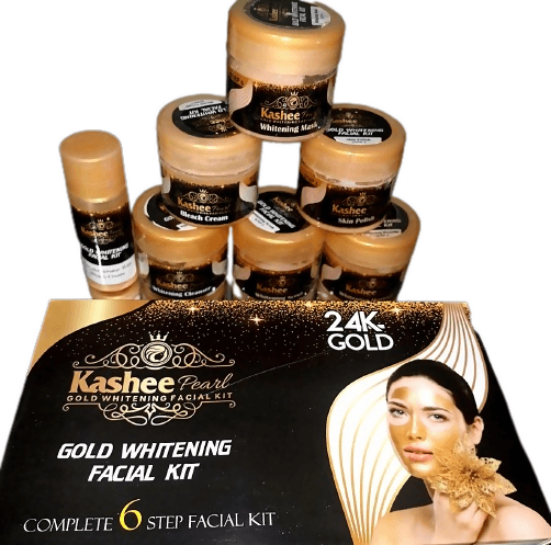 Kashee Pearl 24k Gold whitening Facial kit - ValueBox