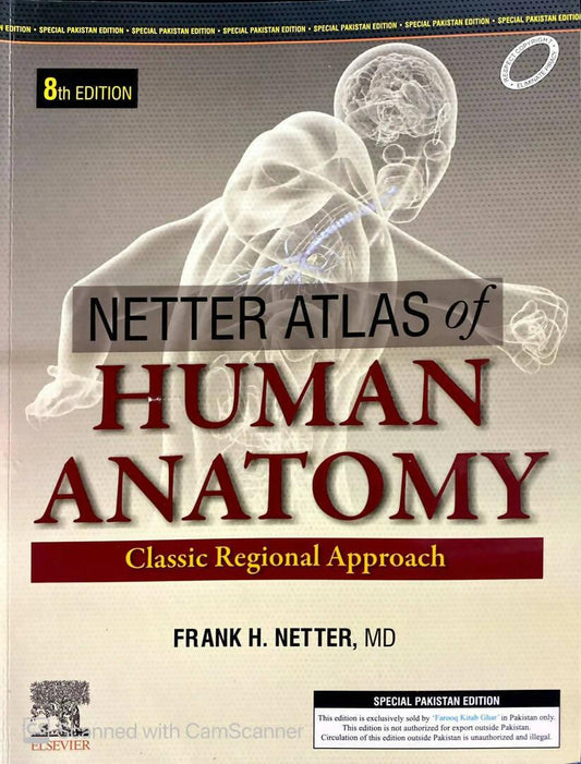 NETTER ATLAS OF HUMAN ANATOMY 8TH EDITION BY FRANK H. NETTER, MD - ValueBox