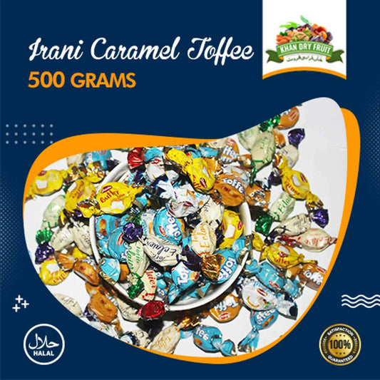 Irani Caramel Toffee Imported - 500 Grams Pack