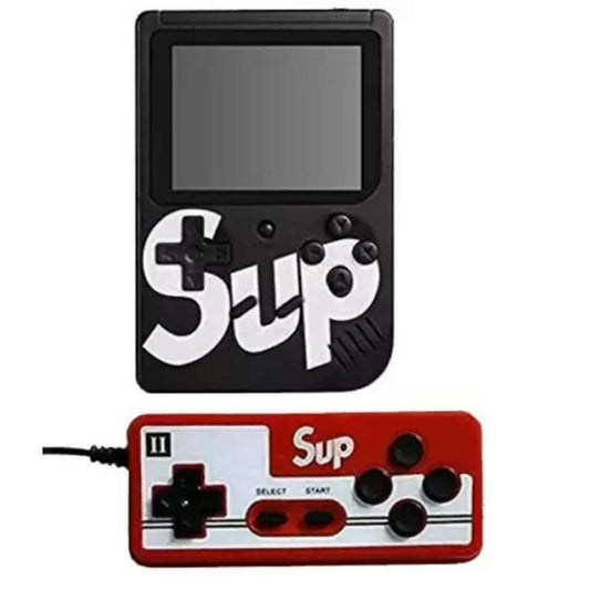 SUP X Game Box 400 in One Handheld Game Console With Remote Controller & Can Connect to A TV 2 Player (Black) - ValueBox