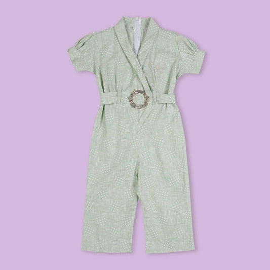 Green Girl Jump Suit