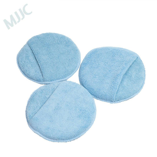 Mjjc Premium Big Size Microfiber Wax Pad With Pocket - Blue 3pcs Bundle