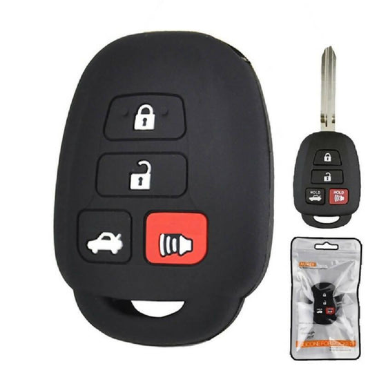 Toyota Corolla 2014-2020 1PCs PVC Silicone Key Case Skin Smart Remote Control Fob Protector
