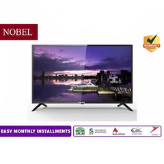 Nobel - Slim FHD LED Tv - 32 inches - 1920x1080 - Black With Free Wall Stand - ValueBox