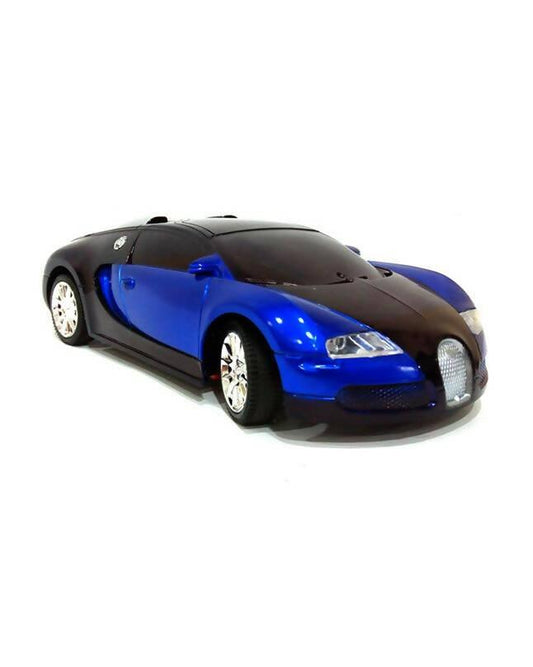 Rc - Buggatti Car - Blue - 4 Channel - ValueBox