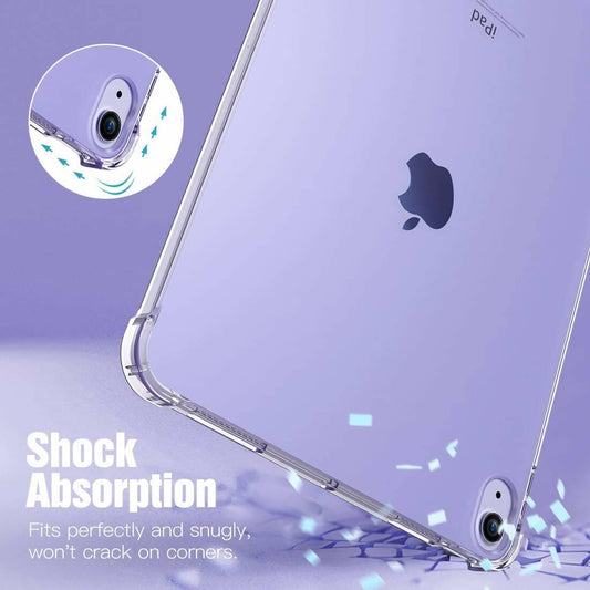 Apple Ipad Air 4/5 (2020) 10.9 Inch Clear Case Tpu, Shockproof Protective Silicone Case