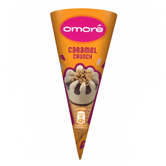 Omore Caramel Crunch Cone 100ml