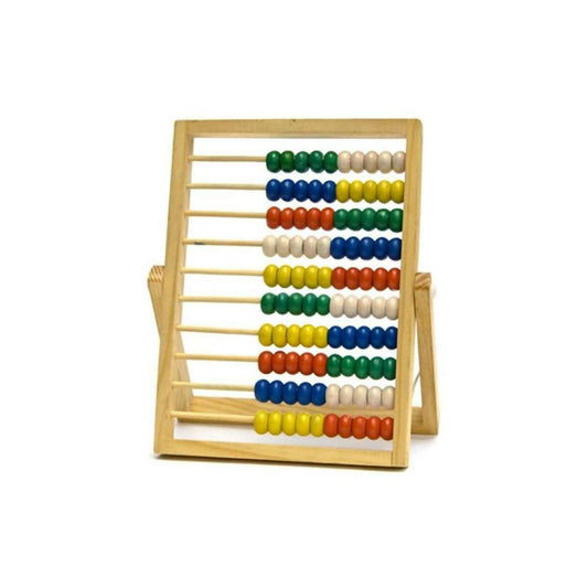 Wooden Abacus Calculation Colorful Beads Set for Kids