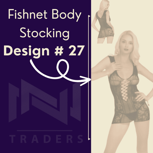 Hot Seamless Fishnet Bodysuit Sexy Dress for Night Wear and Parties Full Black Body Stocking for Girls and Women Flexible Nighty Free Size - ValueBox