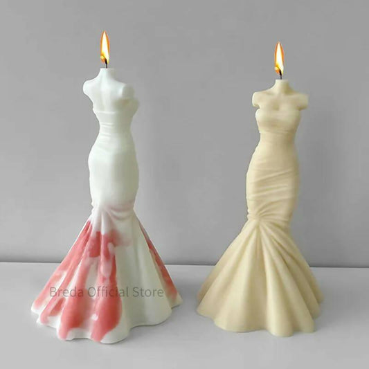 One piece of Very Stylish Bridal dress scented Candles