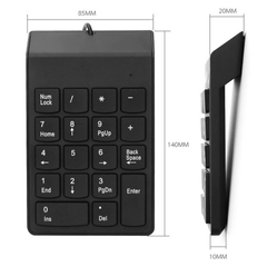 USB Mini Num Pad, Numeric Number Keypad, Keyboard for Laptop, Notebook, PC Computer - ValueBox