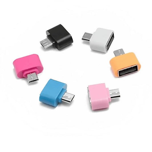 OTG Connector Micro USB Android OTG Adapter - Different Colors