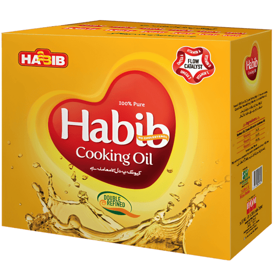 Habib Pure Cooking Oil 1 Litre x 5