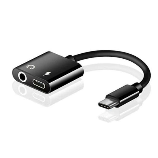 USB Type C Audio Adapter Type-C to 3.5mm Jack Earphone Audio Converter Cable