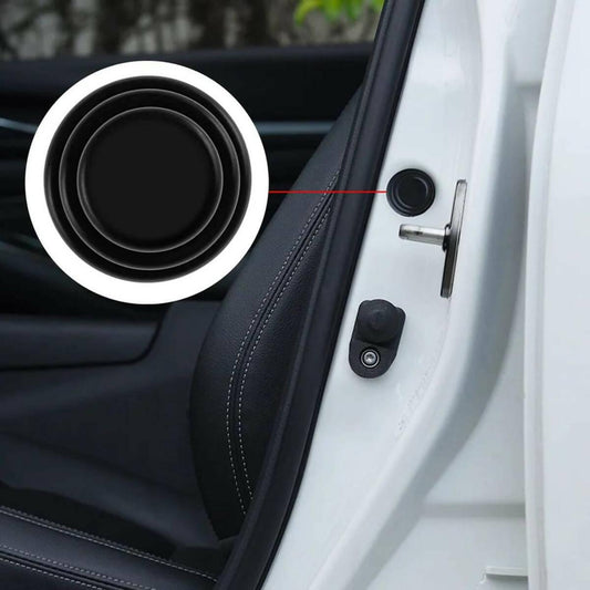 15 pcs Door Shock Absorber Pads Buffer Bumper Pads Shock Absorption Sound Insulation Rubber Black - ValueBox