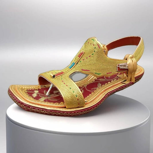 Lawa Zari Chappal Design